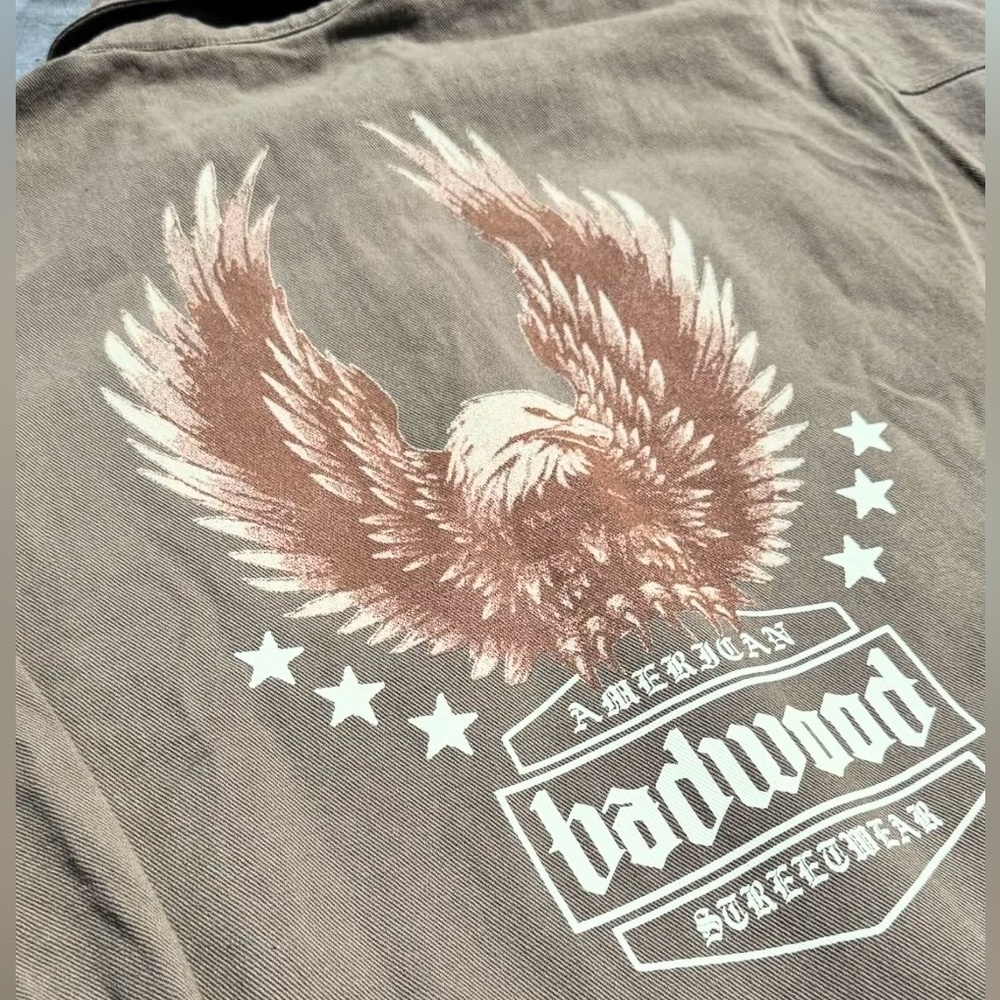 Badwood military jacket never worn size Large